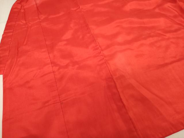 平和屋着物[]七五三　女の子　３歳　祝着　一つ身　紅緋色　逸品　AABF2241ja