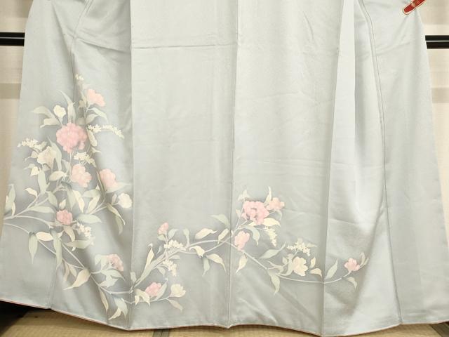 平和屋着物■訪問着 草花文 暈し染め 正絹 逸品 AABF2248ja