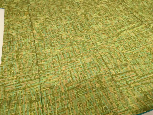 平和屋着物■上質な小紋 幾何学文様 正絹 逸品 AABF2260ja