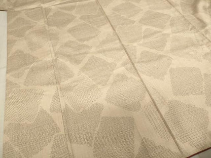 平和屋着物■結城紬　80亀甲　色紙重ね文　正絹　逸品　AABF2264ja