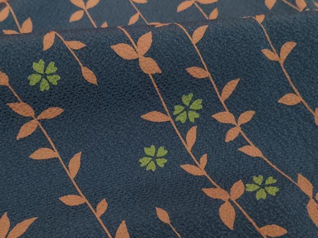 平和屋着物■上質な小紋 草花文 小田急百貨店扱い 正絹 逸品 AABF2291ja