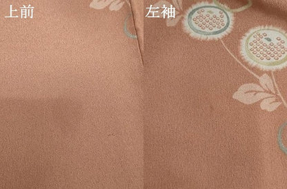 平和屋着物■小紋 光琳菊 洗える着物 AABF2298ja