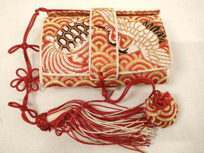 平和屋本店[]七五三 女の子 和装小物セット 金糸 箱付き 逸品 AABF2304ja