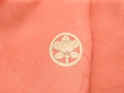 平和屋着物[]お宮参り　女の子　祝着　産着　初着　のしめ　花笠文　金彩　正絹　逸品　AABF2313ja