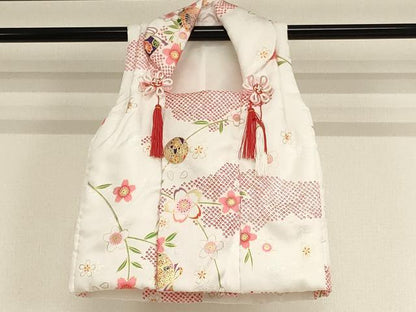 平和屋着物[]七五三　女の子　３歳　被布　鈴桜文　金彩　AABF2315ja