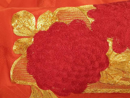 平和屋着物[]七五三　女の子　３歳　祝着　一つ身　駒刺繍　絞り　扇面花文　正絹　逸品　AABF2339ja