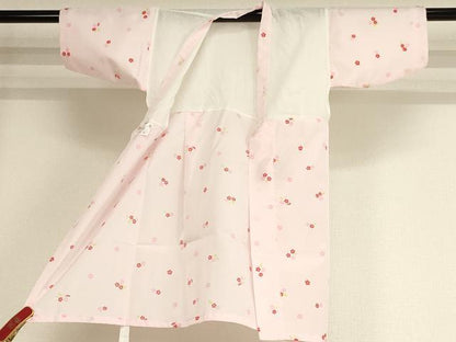 平和屋着物[]子供　女の子　３歳　肌着・足袋・腰紐セット　舞桜文　たとう紙付き　さんび謹製　伊勢丹扱い　AABF2350ja