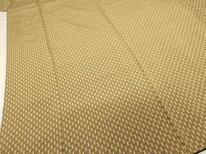 平和屋着物■上質な小紋 麻の葉文様 正絹 逸品 AABF2400ja