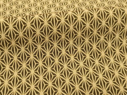 平和屋着物■上質な小紋 麻の葉文様 正絹 逸品 AABF2400ja
