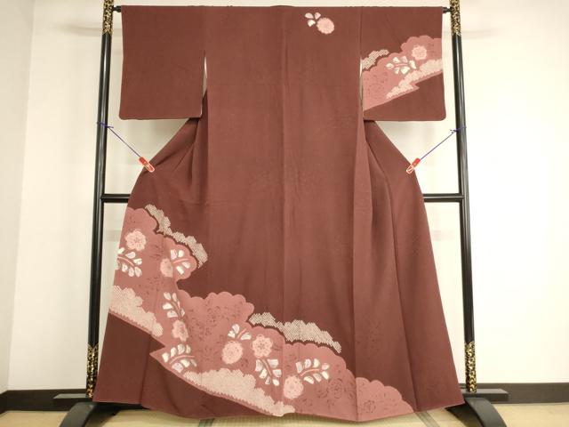 平和屋着物■訪問着 絞り 辻が花 松坂屋扱い 正絹 逸品 AABF2416ja