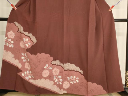 平和屋着物■訪問着 絞り 辻が花 松坂屋扱い 正絹 逸品 AABF2416ja