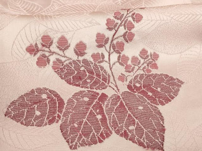 平和屋着物■上質な小紋 草花文 正絹 逸品 AABF2430ja