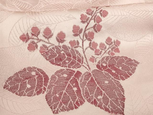 平和屋着物■上質な小紋 草花文 正絹 逸品 AABF2430ja
