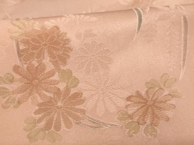 平和屋着物■上質な小紋 地紋起こし 花丸文 暈し染め 正絹 逸品 AABF2433ja