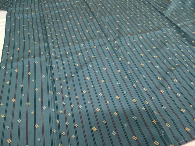 平和屋着物■上質な小紋 間道 抽象文様 正絹 逸品 AABF2439ja