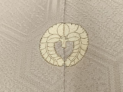 平和屋着物■豪華色留袖 刺繍 松皮菱群鶴草花文 金銀糸 正絹 逸品 AABF2512ph