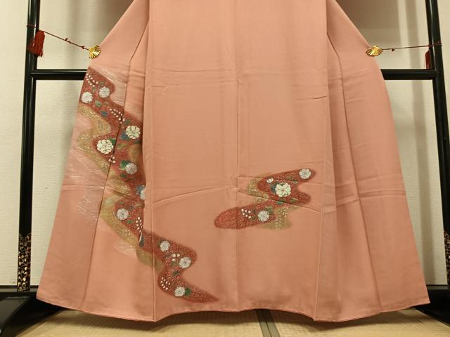 平和屋着物■訪問着 辻が花 金銀彩 正絹 逸品 AABF2518ph