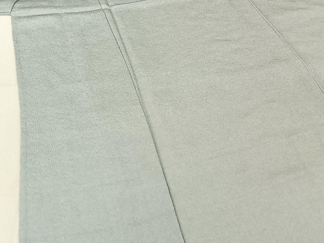 平和屋着物▽上質な色無地 単衣 淡藤色 鬼しぼ縮緬 正絹 逸品 AABF2547jh