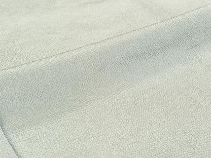 平和屋着物▽上質な色無地 単衣 淡藤色 鬼しぼ縮緬 正絹 逸品 AABF2547jh