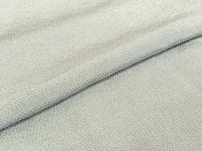 平和屋着物▽上質な色無地 単衣 淡藤色 鬼しぼ縮緬 正絹 逸品 AABF2547jh