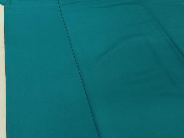 平和屋着物▽色無地　単衣　納戸色　洗える着物　AABF2555jh