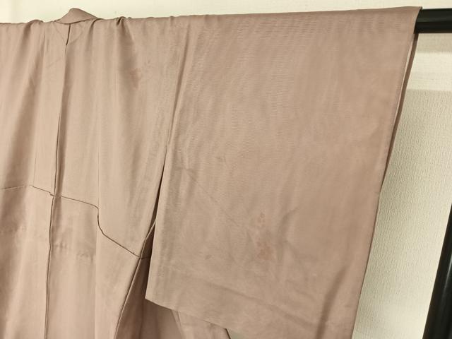 平和屋着物▽訪問着 無双 絽袷 絽×絽 手描き 流水花文 正絹 逸品 AABF2559jh