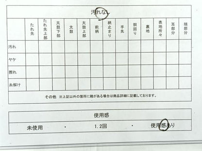 平和屋着物◎佐賀錦　六通柄袋帯　流水風景文　金糸　正絹　逸品　AABF2701uk