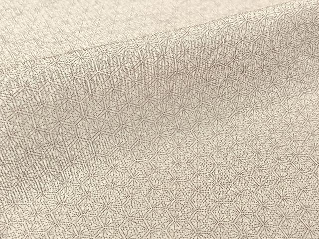 平和屋着物▽上質な小紋 単衣 亀甲文 正絹 逸品 AABF2730jh
