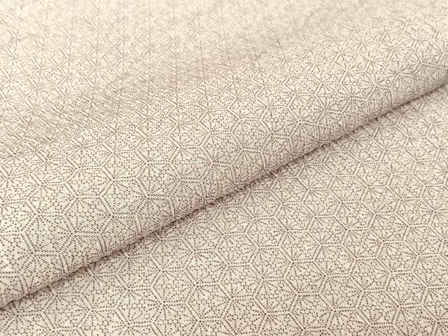 平和屋着物▽上質な小紋 単衣 亀甲文 正絹 逸品 AABF2730jh