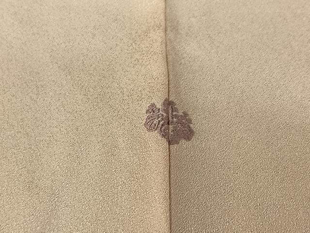 平和屋着物▽訪問着 単衣 駒刺繍 松文 金糸 正絹 逸品 AABF2732jh