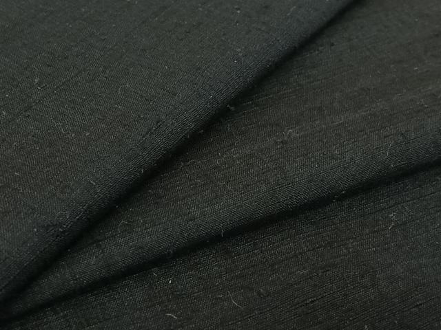 平和屋着物▽男性 紬 単衣 アンサンブル 濃藍色 正絹 逸品 AABF2733jh