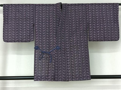 平和屋着物▽道中着 スリーシーズン 春夏秋 塵除け 草葉文 AABF2738jh