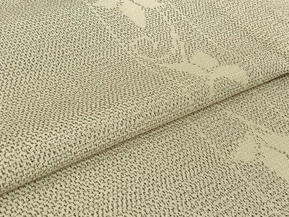 平和屋着物▽本塩沢 単衣 花間道 正絹 逸品 AABF2740jh