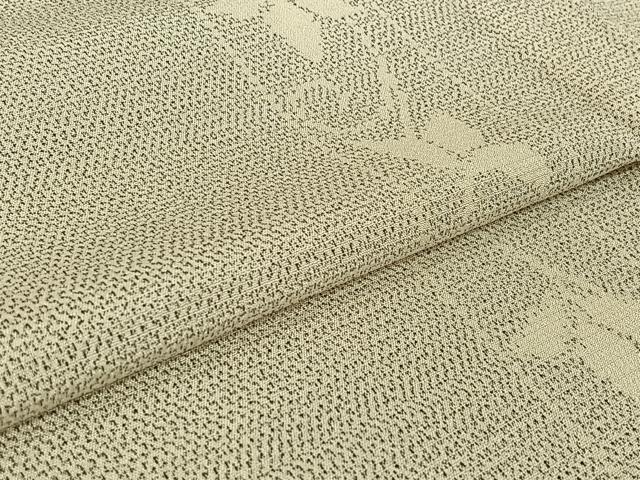 平和屋着物▽本塩沢 単衣 花間道 正絹 逸品 AABF2740jh