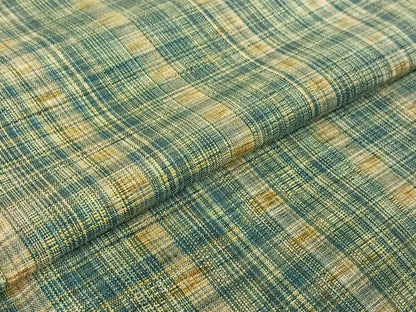 平和屋着物▽上質な紬 単衣 縞 高島屋扱い 正絹 逸品 AABF2746jh