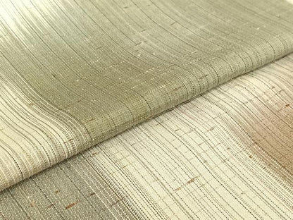 平和屋着物▽ぜんまい紬 単衣 霞文 暈し染め 正絹 逸品 AABF2749jh