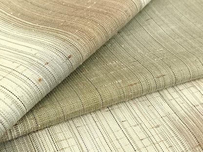 平和屋着物▽ぜんまい紬 単衣 霞文 暈し染め 正絹 逸品 AABF2749jh