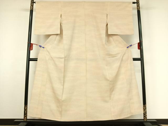 平和屋着物▽本塩沢 単衣 花尽くし文 正絹 逸品 AABF2754jh