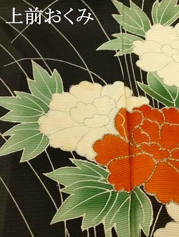 平和屋着物＊夏物 訪問着 絽 駒刺繍 草花文 正絹 逸品 AABF2761jd