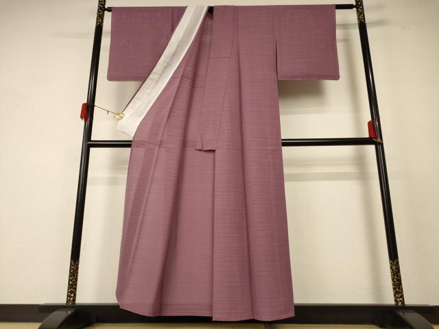 平和屋着物＊夏物 色無地 絽 鴇浅葱色 正絹 逸品 AABF2762jd