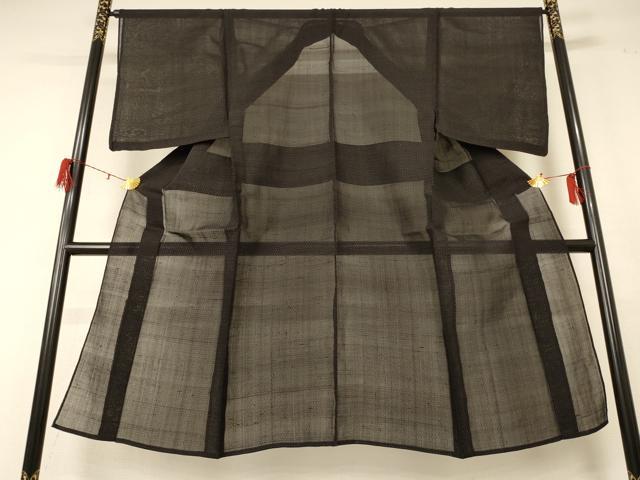 平和屋着物＊夏物 男性 上布 絣柄 麻 逸品 AABF2767jd