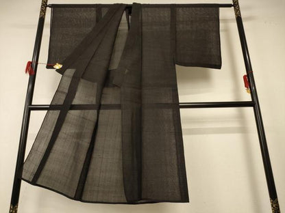 平和屋着物＊夏物 男性 上布 絣柄 麻 逸品 AABF2767jd