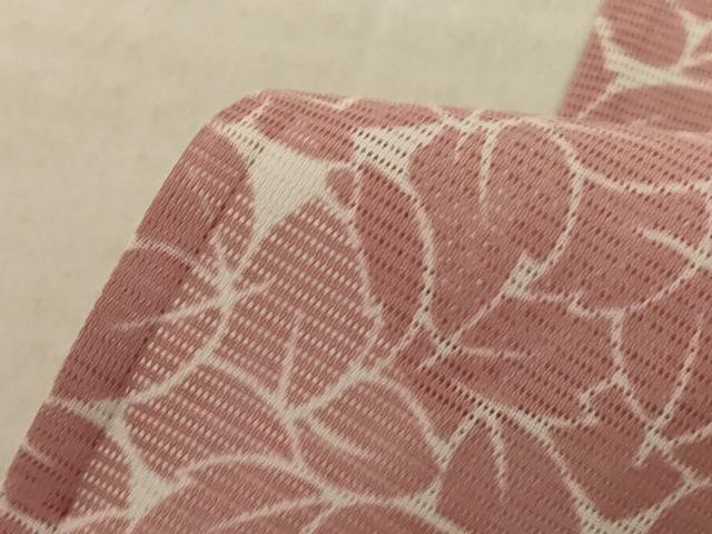 平和屋着物＊夏物 小紋 絽 葉尽くし 洗える着物 AABF2776jd