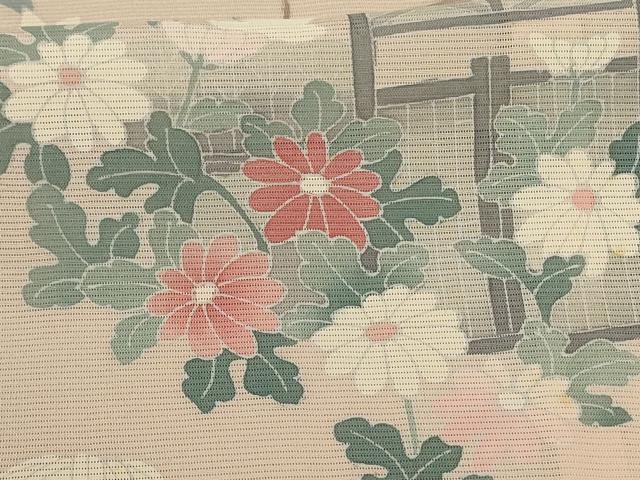 平和屋着物＊夏物 訪問着 絽 松竹梅 正絹 逸品 AABF2785jd