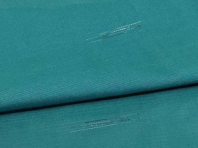 平和屋着物＊夏物 小紋 紗 霞文 洗える着物 AABF2787jd