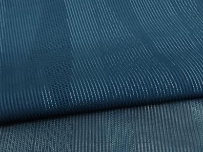 平和屋着物＊夏物　小紋　縦絽　変わり縞　正絹　逸品　AABF2790jd