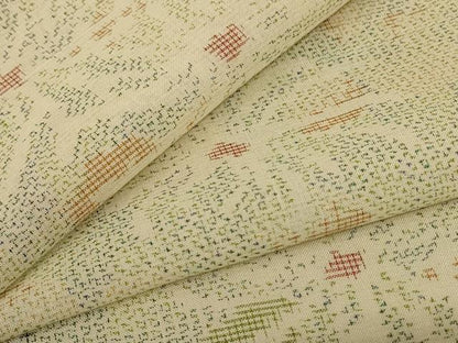 平和屋着物＊夏物 本場大島紬 夏大島 草花文 正絹 逸品 AABF2799jd