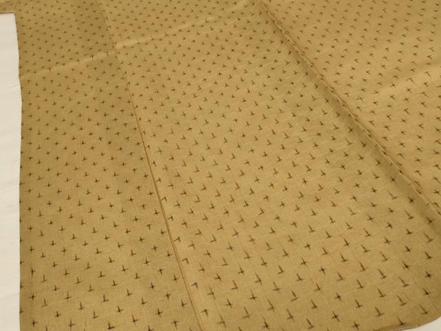 平和屋着物＊夏物 紗紬 十字絣 正絹 逸品 AABF2801jd