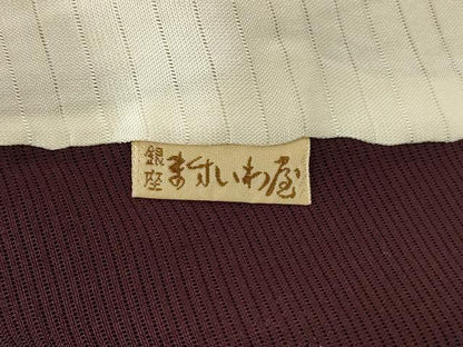 平和屋着物＊夏物　訪問着　絽　手描き　刺繍　草花文　ますいわ屋扱い　正絹　逸品　AABF2806jd