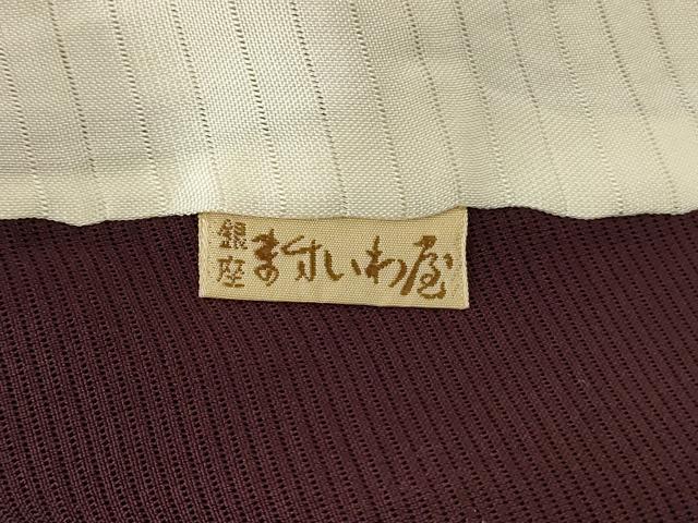 平和屋着物＊夏物　訪問着　絽　手描き　刺繍　草花文　ますいわ屋扱い　正絹　逸品　AABF2806jd